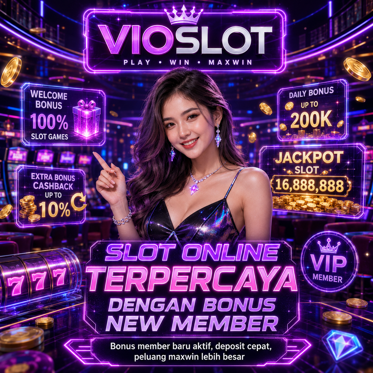 VIOSLOT : Slot Online Terpercaya dengan Bonus New Member
